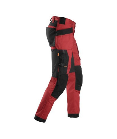Stretch pants with holster pockets