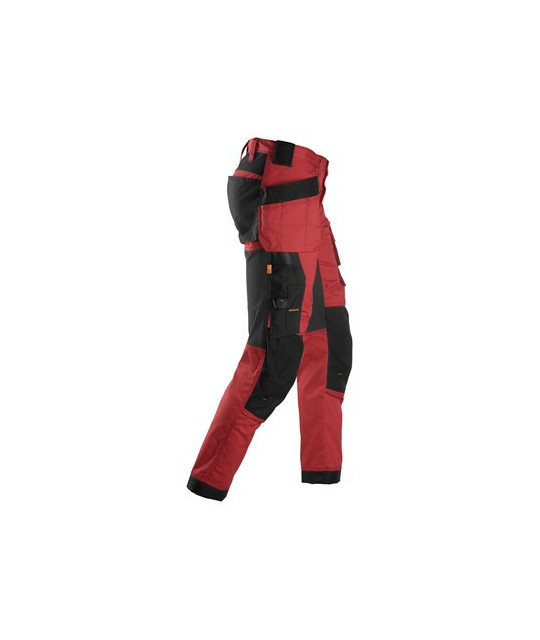 Stretch pants with holster pockets