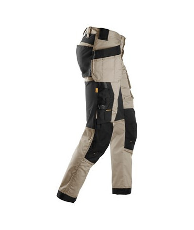 Stretch pants with holster pockets