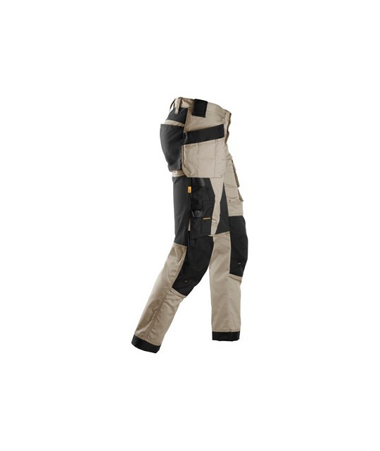 Stretch pants with holster pockets
