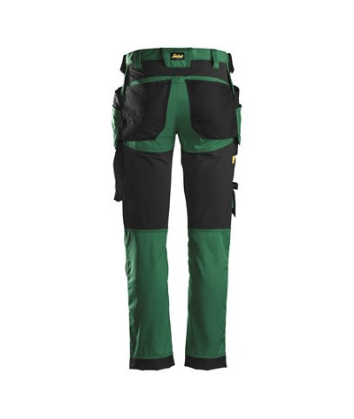 Stretch pants with holster pockets