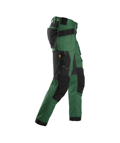 Stretch pants with holster pockets