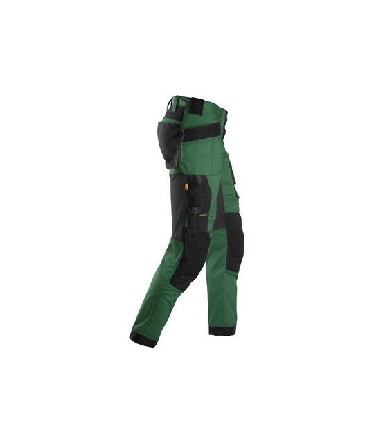 Stretch pants with holster pockets