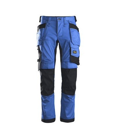 Stretch pants with holster pockets