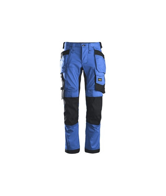Stretch pants with holster pockets