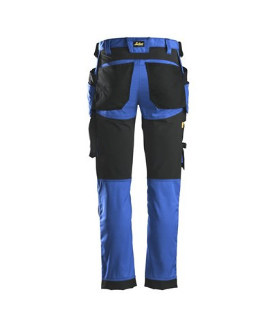 Stretch pants with holster pockets