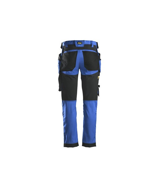 Stretch pants with holster pockets