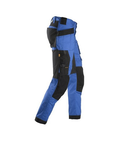 Stretch pants with holster pockets