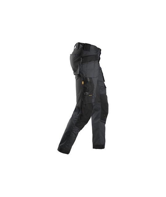 Stretch pants with holster pockets