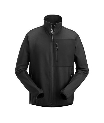 Jacket with full-length zipper