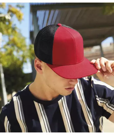 Beechfield Original Flat Peak 6 Panel Trucker | ADT Tryck
