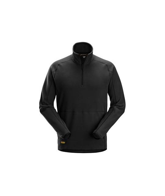 Snickers Workwear Polartec® Shed Less fleecejacka med halvlång drag...