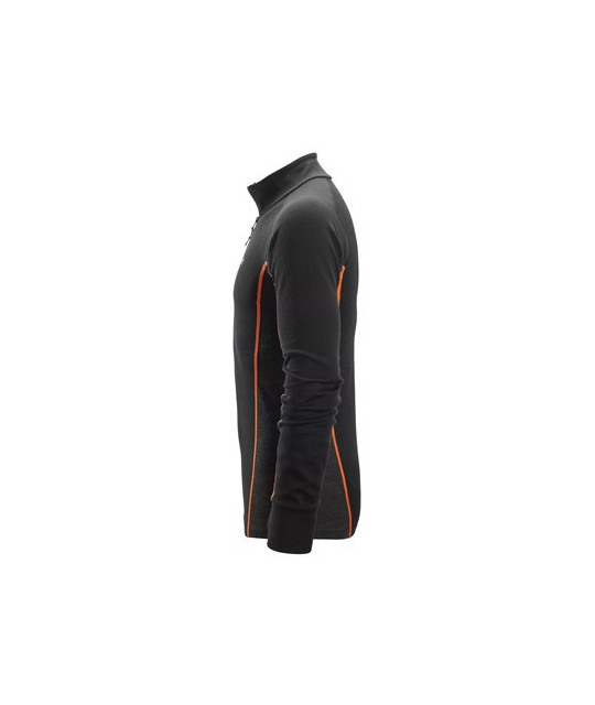 Snickers Workwear Stay Warm underställströja ½ zip i merinoull