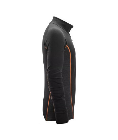 Stay Warm base layer sweater ½ zip in merino wool