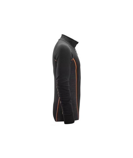Snickers Workwear Stay Warm underställströja ½ zip i merinoull