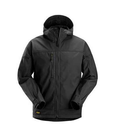 Softshell jacket with stretch and hood
