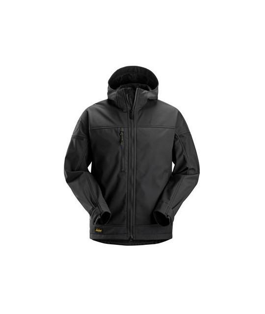 Snickers Workwear Softshelljacka med stretch och huva Snickers Work...