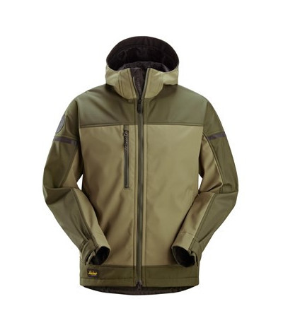 Snickers Workwear Softshelljacka med stretch och huva Snickers Work...