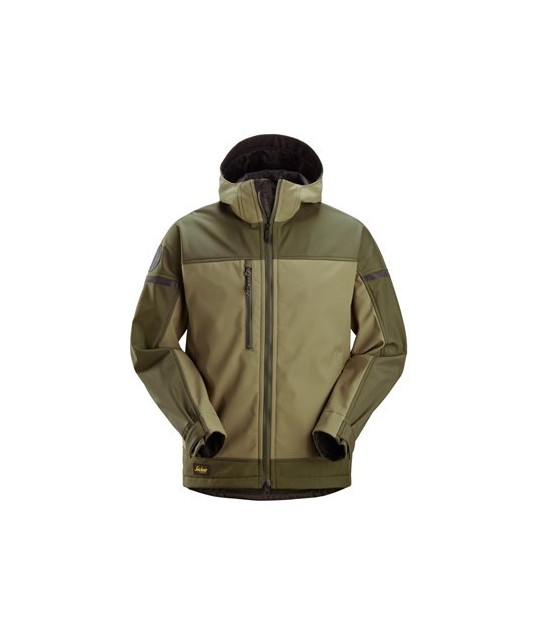 Snickers Workwear Softshelljacka med stretch och huva Snickers Work...