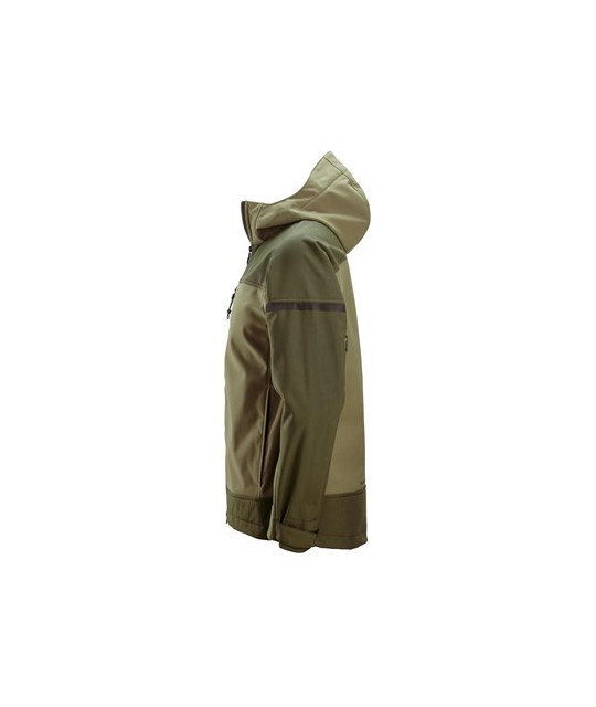 Snickers Workwear Softshelljacka med stretch och huva Snickers Work...