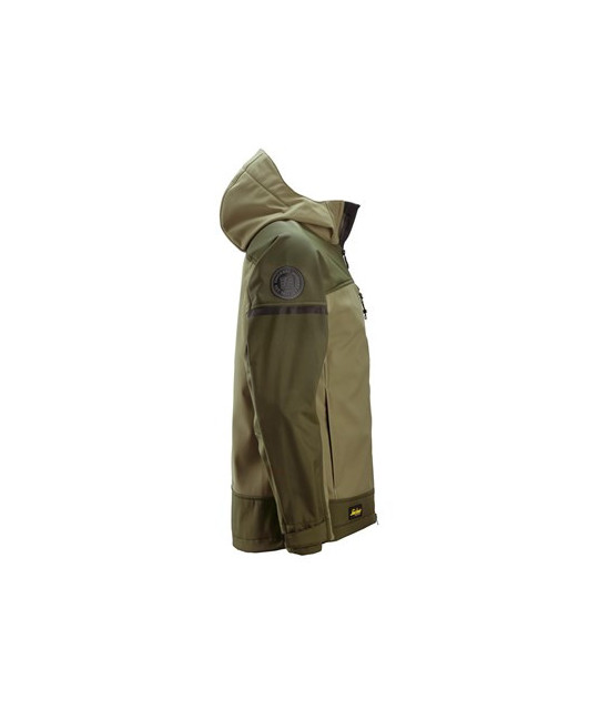 Snickers Workwear Softshelljacka med stretch och huva Snickers Work...