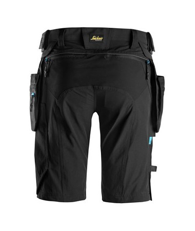 Shorts with removable holster pockets