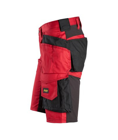 Stretch work shorts with holster pockets