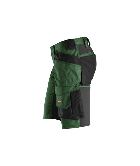 Stretch work shorts with holster pockets