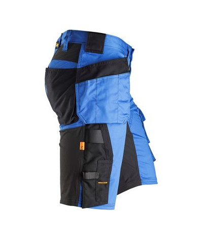 Stretch work shorts with holster pockets