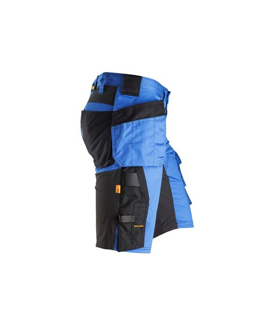 Stretch work shorts with holster pockets