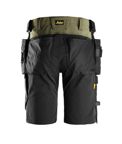 4-way stretch shorts with holster pockets