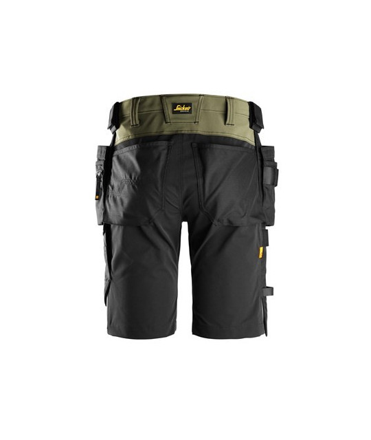 4-way stretch shorts with holster pockets