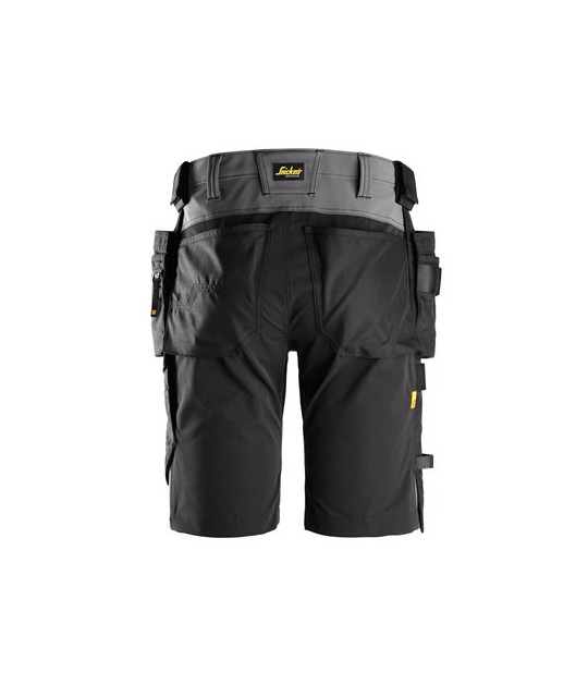 4-way stretch shorts with holster pockets