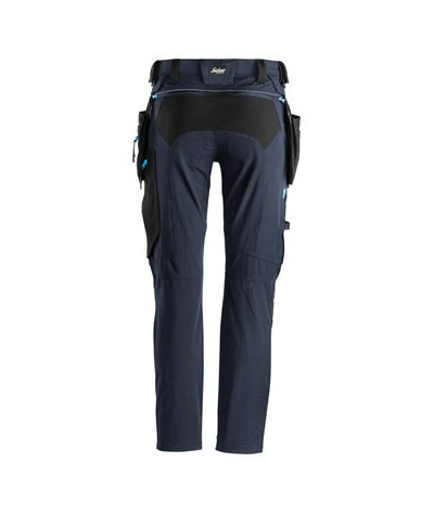 Work trousers with removable holster pockets