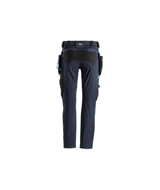 Work trousers with removable holster pockets