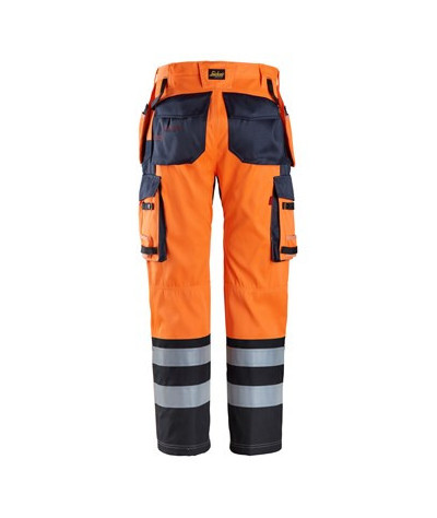 Snickers Workwear Byxa med förstärkt framsida av benet, hölsterfick...