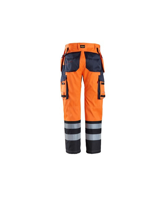 Snickers Workwear Byxa med förstärkt framsida av benet, hölsterfick...