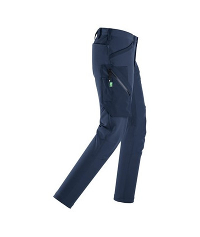 Stretch work trousers without knee pockets