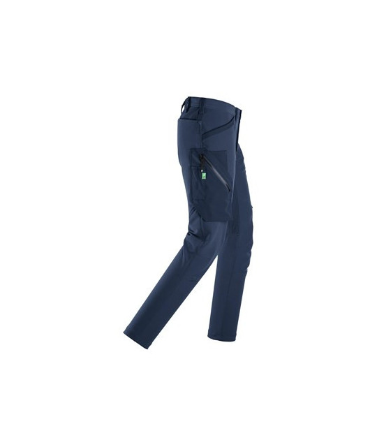 Stretch work trousers without knee pockets