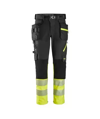 Snickers Workwear Varselbyxor med avtagbara hölsterfickor, klass 1,...