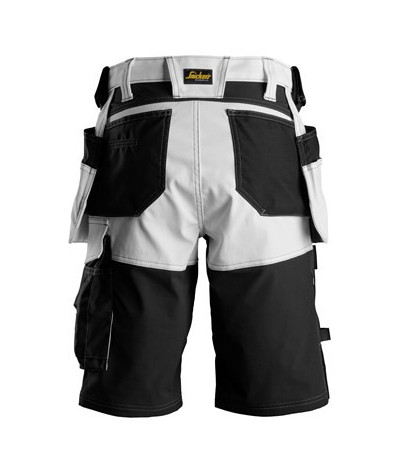 Stretch shorts with holster pockets, women's model