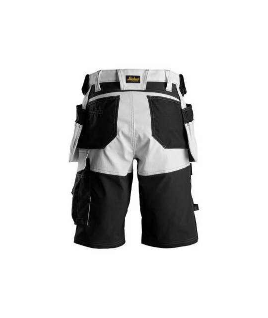 Stretch shorts with holster pockets, women's model