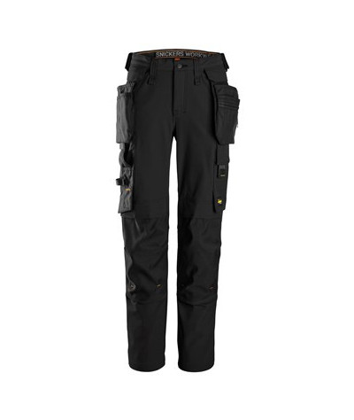 Snickers Workwear Arbetsbyxa stretch med avtagbara hölsterfickor, dam
