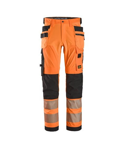 Snickers Workwear Varselbyxor med 4-vägsstretch och hölsterfickor, ...