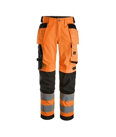 Snickers Workwear Varselbyxa med stretch och hölsterfickor klass 2,...