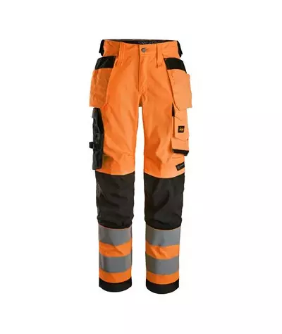 Snickers Workwear Varselbyxa med stretch och hölsterfickor klass 2,...