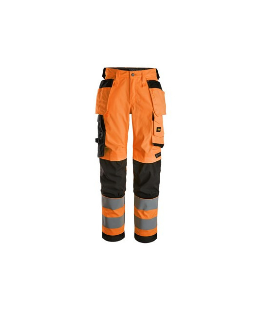 Snickers Workwear Varselbyxa med stretch och hölsterfickor klass 2,...