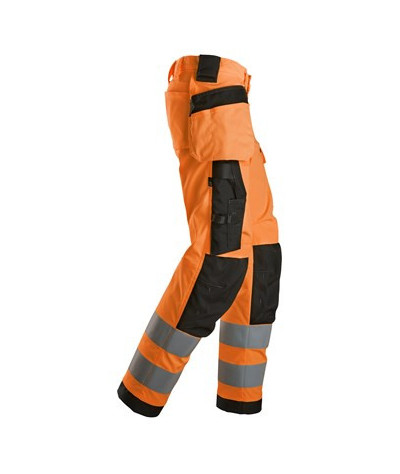 Snickers Workwear Varselbyxa med stretch och hölsterfickor klass 2,...