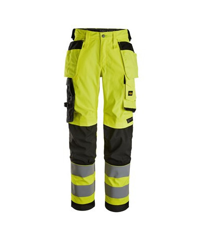 Snickers Workwear Varselbyxa med stretch och hölsterfickor klass 2,...