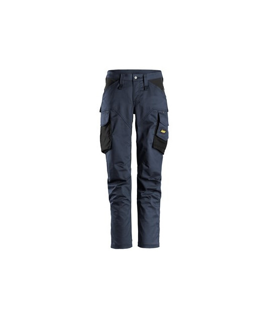 Women's stretch trousers, without knee pockets